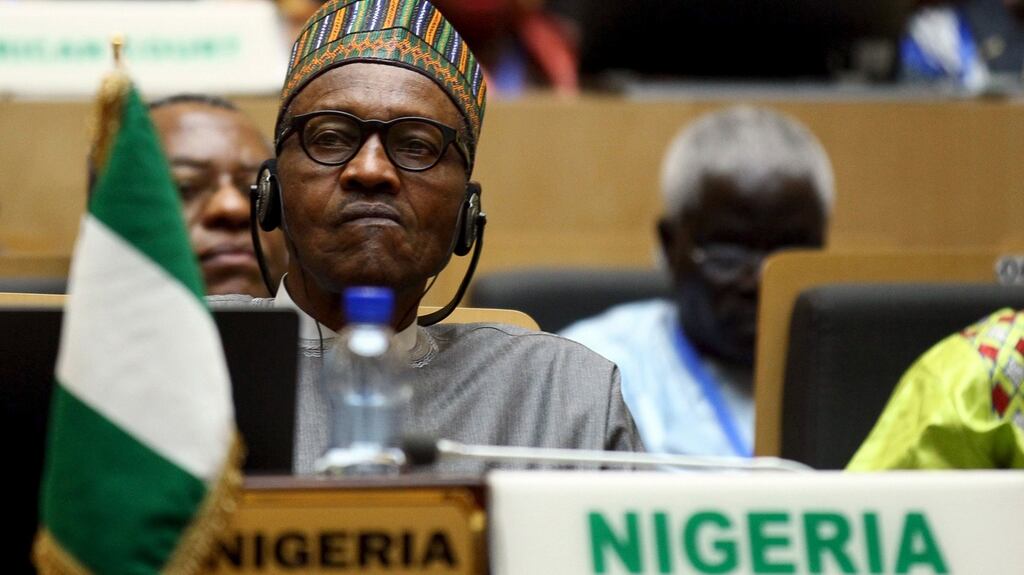 President Muhammadu Buhari’s (pictured) government is seeking to spend its way out of an economic crisis triggered by a collapse in oil. (Photograph: Tiksa Negeri/Reuters)