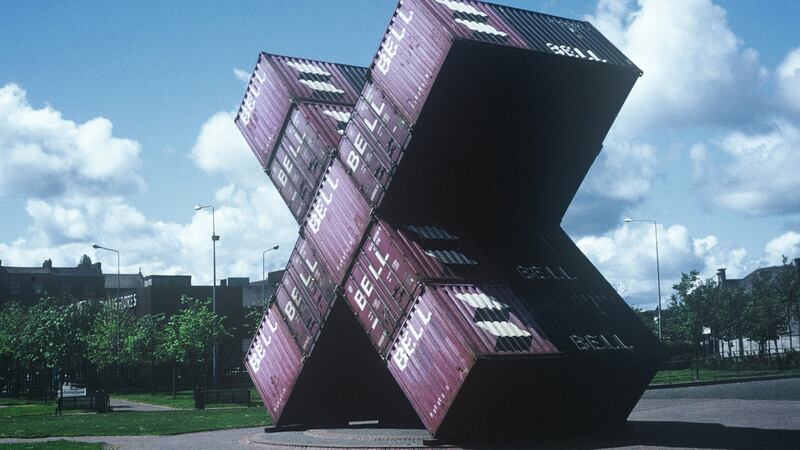Luc Deleu’s Construction X (1994) at Eva International.