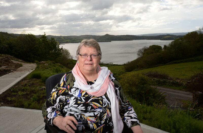 Paula Lahiff, who, along with her husband Dermot, saw Peter Bergmann walking on the beach the evening of June 15th, 2009. Photograph: Alan Betson/The Irish Times
