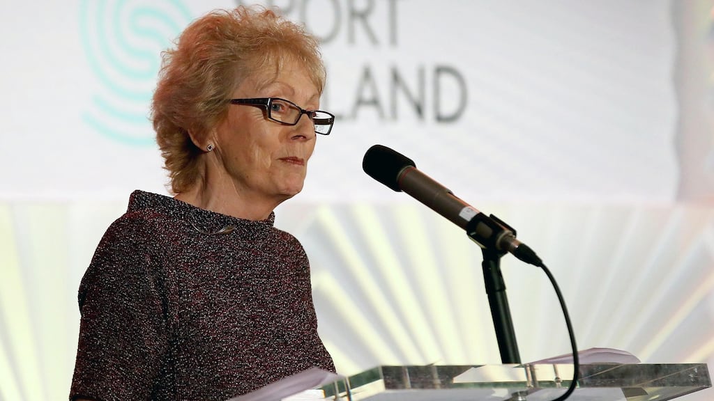Frances Kavanagh of Sport Ireland at the Irish Times/Sport Ireland Sportswoman Of The Year Awards at the Shelbourne Hotel, Dublin on Friday. Photograph: Donall Farmer/Inpho