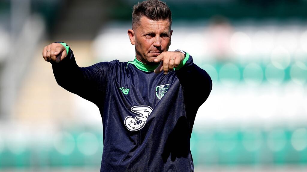 Ireland women’s manager Colin Bell. Photograph:  Ryan Byrne/Inpho