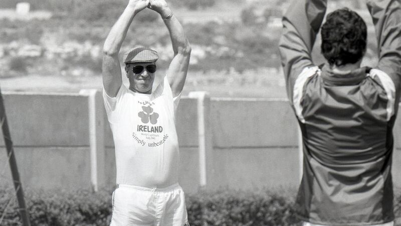 Charlton was is cussedly, awkwardly, irredeemably “a Brit “. Photograph: Billy Stickland/Inpho