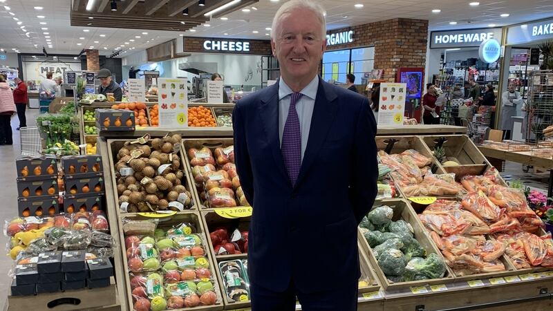 Noel Kavanagh in his recently refurbished SuperValu outlet in Westport