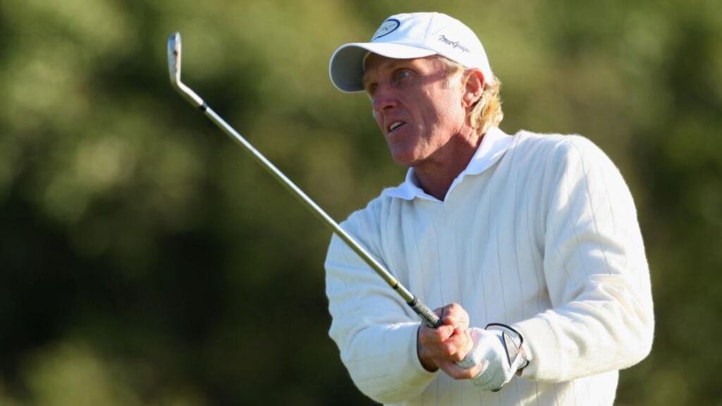 Greg Norman has called for blood testing to be introduced as part of anti-doping procedures in golf. Photograph: Stuart Franklin/Getty Images
