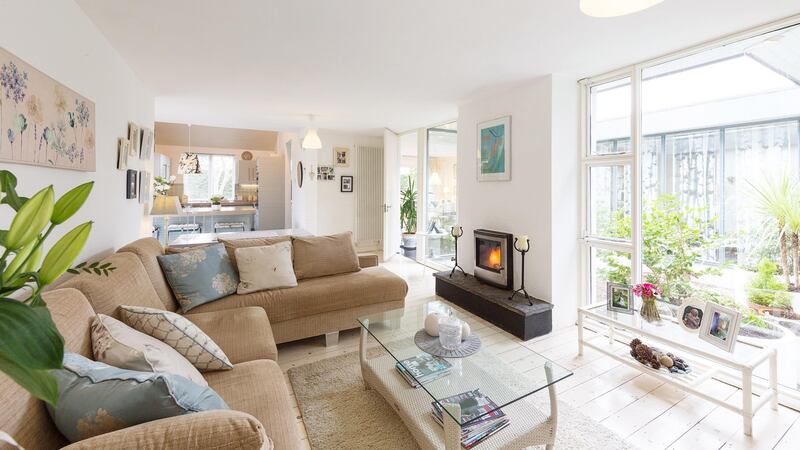 Windows and white-painted walls everywhere: Demarco, Violet Hill, Church Road, Killiney, Co Dublin