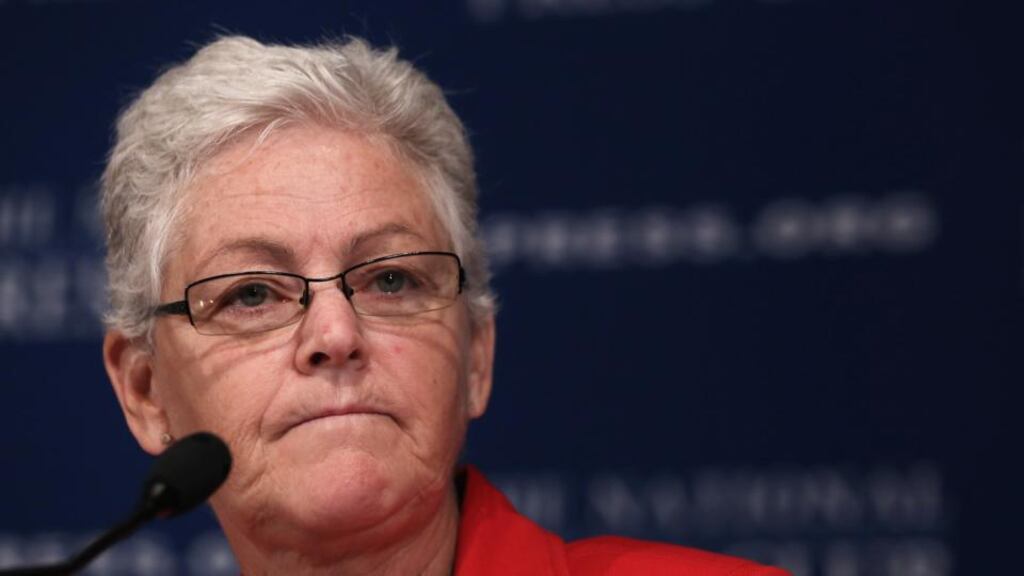 Environmental Protection Agency administrator Gina McCarthy. The scandal could rebound against her and her efforts to carry out President Barack Obama’s climate-change agenda. Photograph: Alex Wong/Getty Images