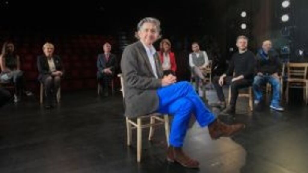 Senator Fiach Mac Conghail, director of the Abbey Theatre, during the launch of the theatre’s controversial 2016 programme. The Abbey Theatre has said it acknowledges that the programme, Waking the Nation, does not represent gender equality. Photograph: Gareth Chaney Collins