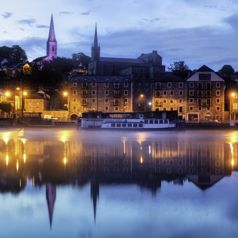 New Ross: the Co Wexford town is booming as locals and departing Dubliners alike look to buy homes. Photograph: Robin Bush/Getty