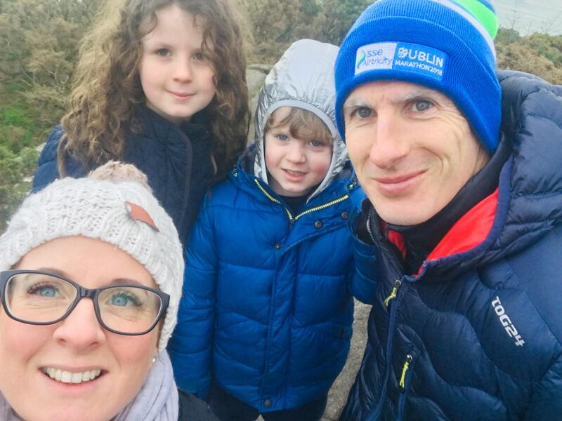 Mum and Dad (Evelyn and Will), and Sophie and Charlie.