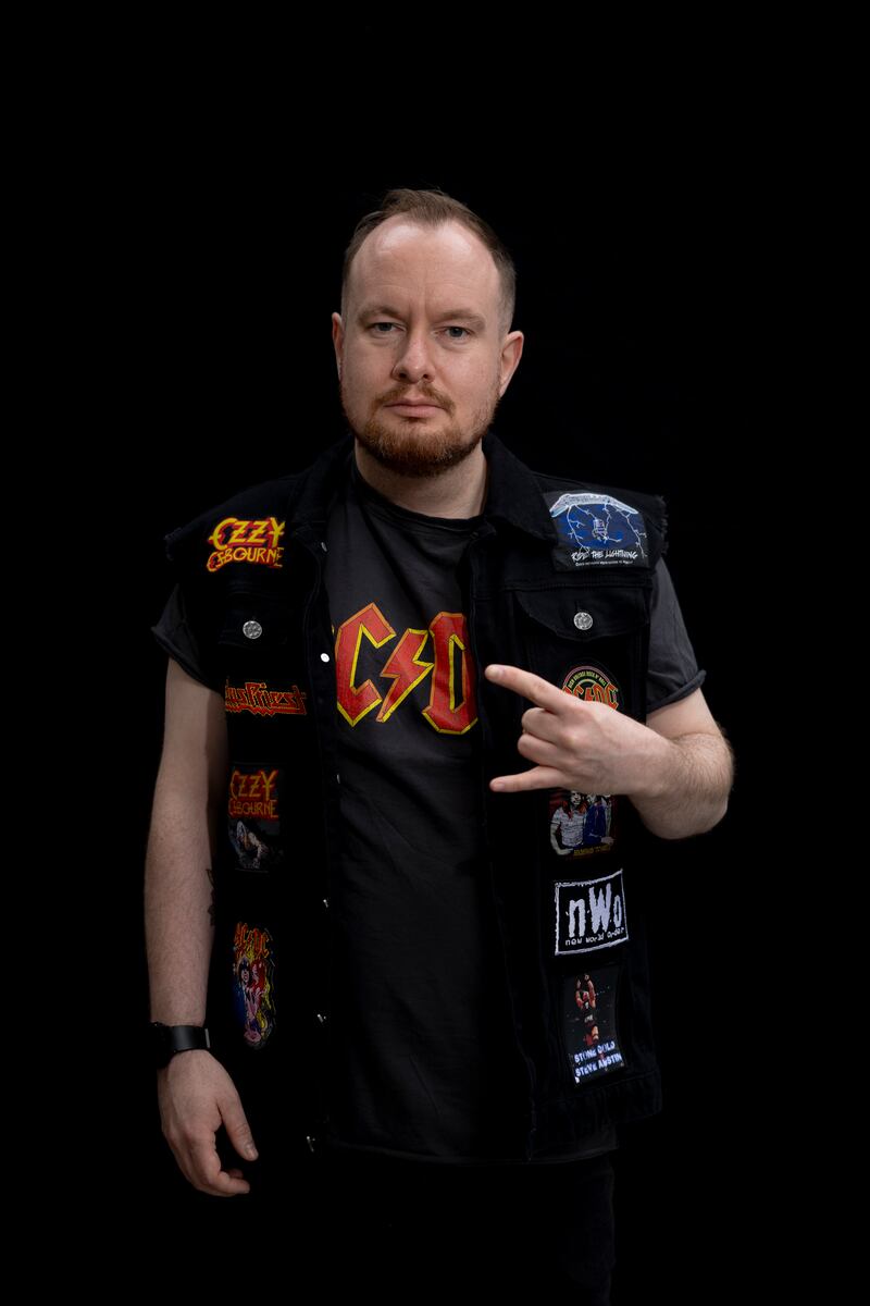 Dan Stewart from Belfast at Croke Park recently for AC/DC.
Photo: Tom Honan for The Irish Times.