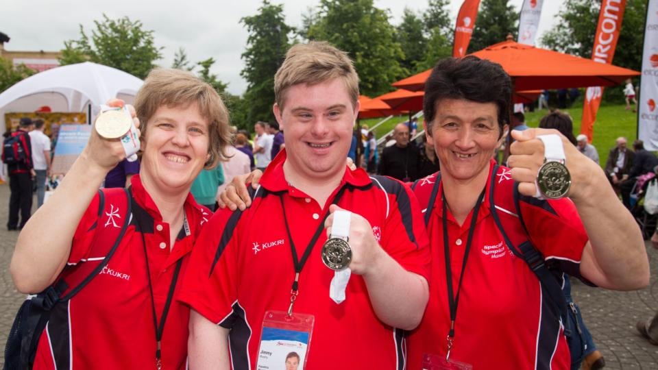Munster athletes Anna Kehoe, Jimmy Murphy and Marie Ryan. Photograph: Alan Place/Fusionshooters