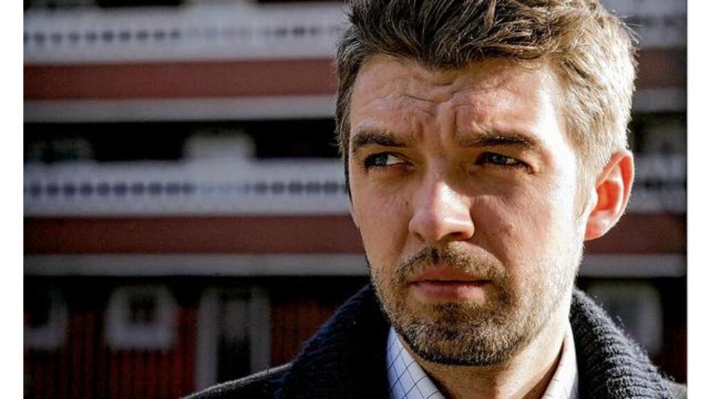 Nick Laird: poems that travel the world from Cookstown. photograph: dara mac dónaill