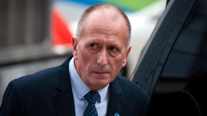 British diver Vernon Unsworth arriving for the first day of the trial against Tesla and SpaceX chief executive Elon Musk in Los Angeles, California. Photograph: EPA