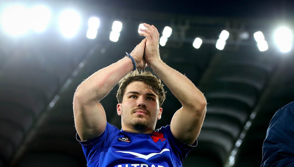 France star Antoine Dupont. Photograph: Ryan Byrne/Inpho