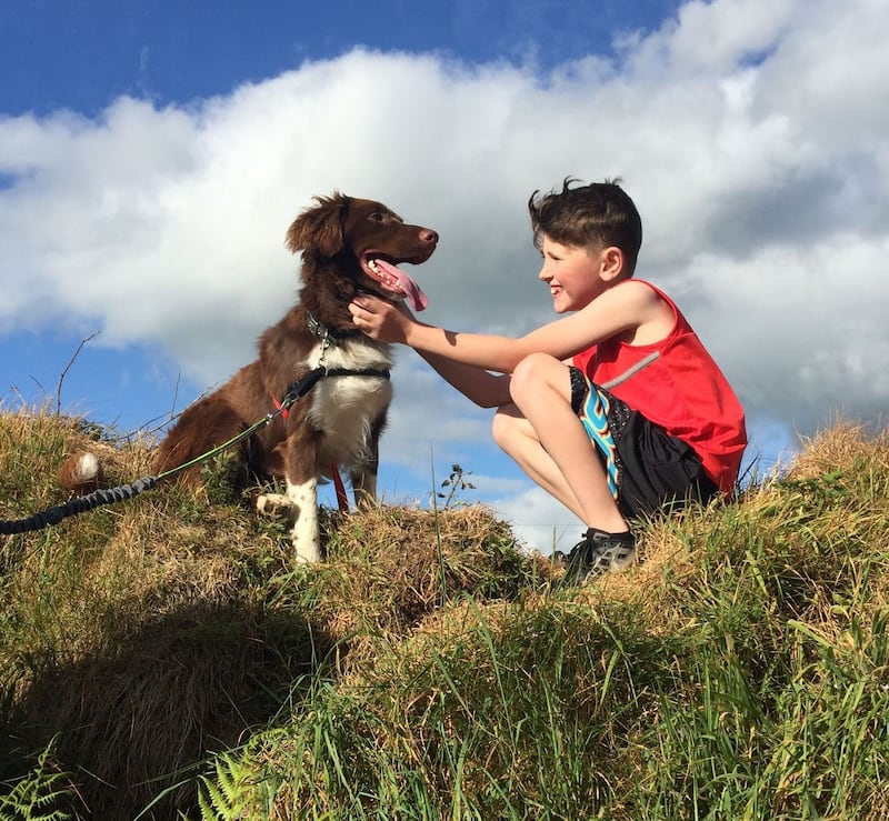 Summer Pix 2019: a boy’s best buddy. Photograph: Natalie Healy