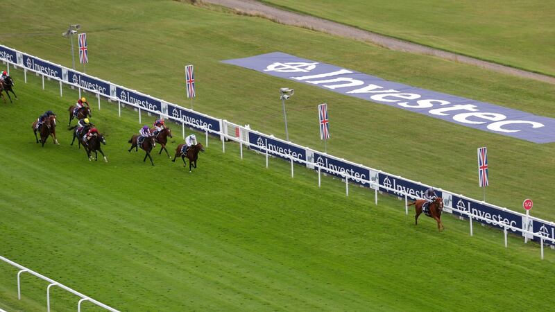 Serpentine and Emmet McNamara lead them home in the Epsom Derby. Photograph: David Davies/PA