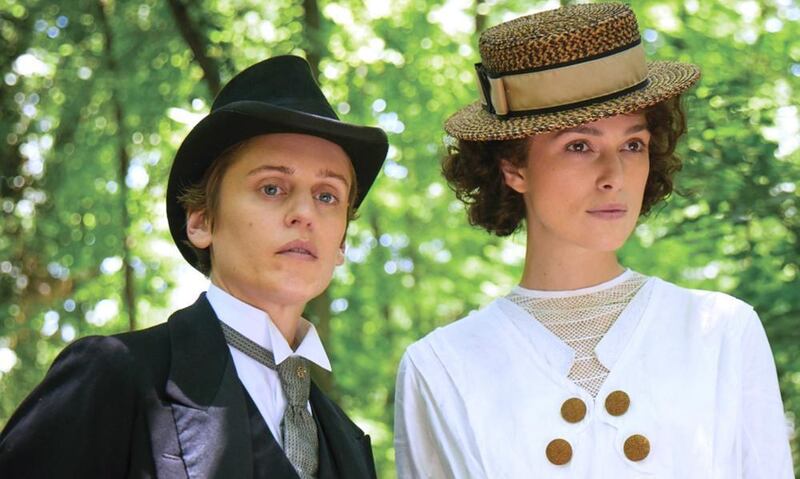 Keira Knightley with Denise Gough in Colette