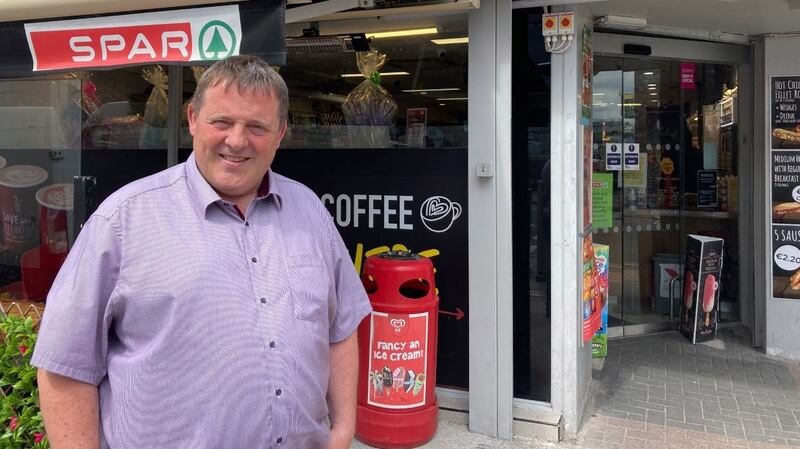 Shane Gleeson, owner of Spar newsagents, Catherine Street, Limerick. Photograph: David Raleigh