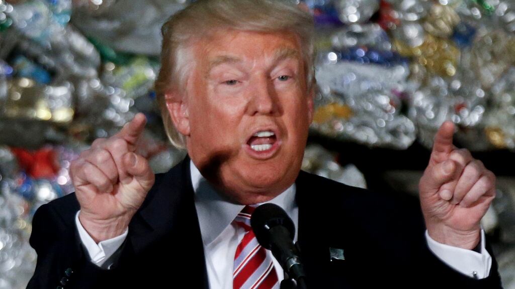 Republican presidential candidate Donald Trump: “Can you imagine them sitting around the table or wherever they’re eating their dinner, talking about the Americans don’t do waterboarding and yet we chop off heads?” Photograph: Keith Srakocic/AP