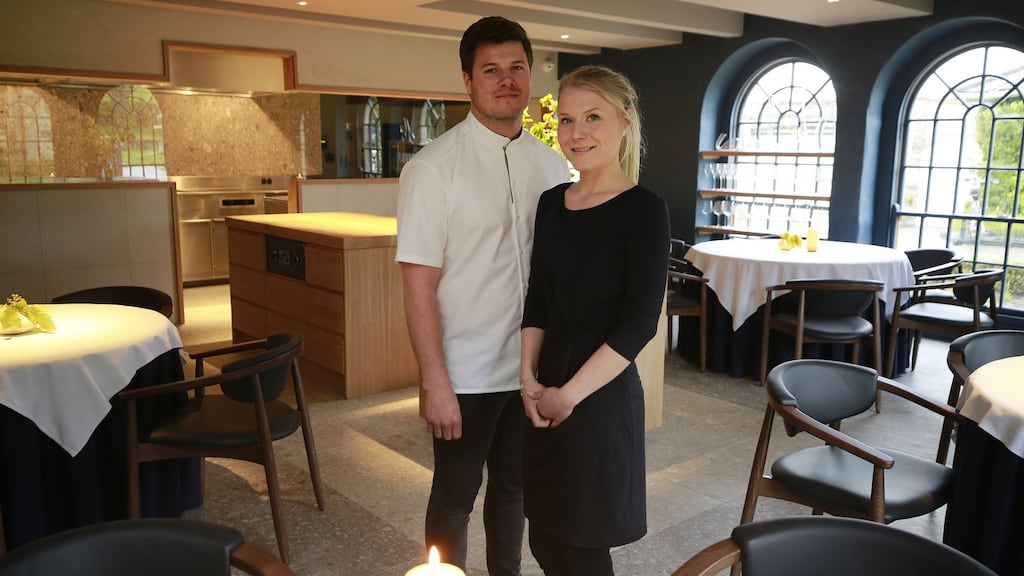 Jordan Bailey, chef patron at Michelin two-star Aimsir in Co Kildare and his wife Majken Bech-Bailey, who has a management role in the Cliff hospitality group that owns the restaurant, have both resigned from their roles. Photograph: Nick Bradshaw