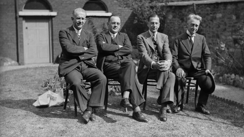 September 10th, 1933: Eoin O’Duffy, James Dillon, Frank McDermot and WT Cosgrave. Photograph: Keystone/Getty Images