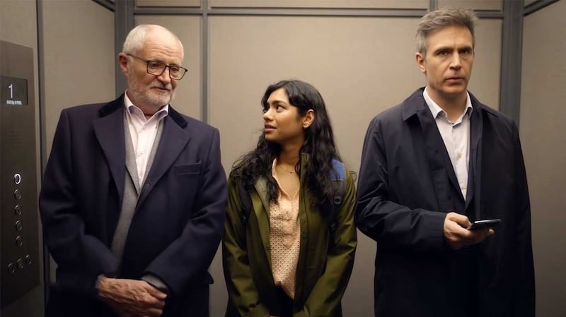Jim Broadbent, Hiftu Quasem and Jack Davenport in Ten Percent