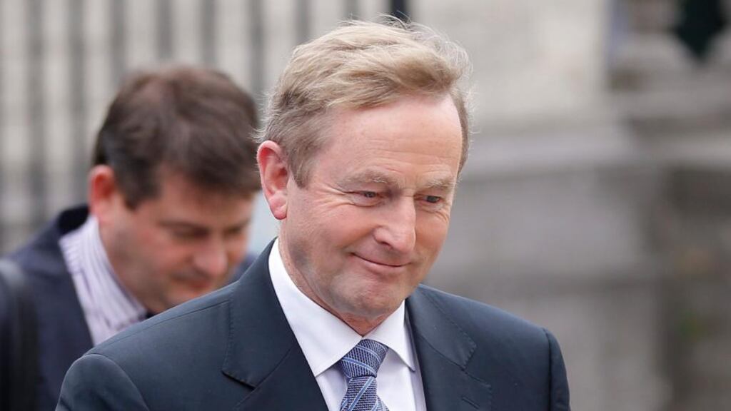 Taoiseach Enda Kenny had been arguing against the prospect of ‘unreachable’ emissions targets being set for Ireland at a summit of EU
leaders in Brussels. Photograph: Julien Warnand/EPA