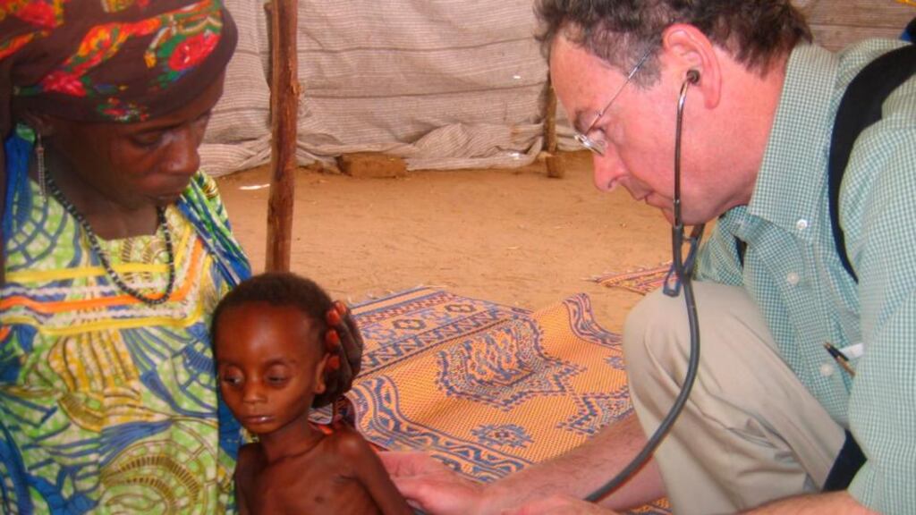 Richard Rockefeller working with Medecins Sans Frontieres in Nigeria in 2009. Photograph: Reuters/Medecins Sans Frontieres