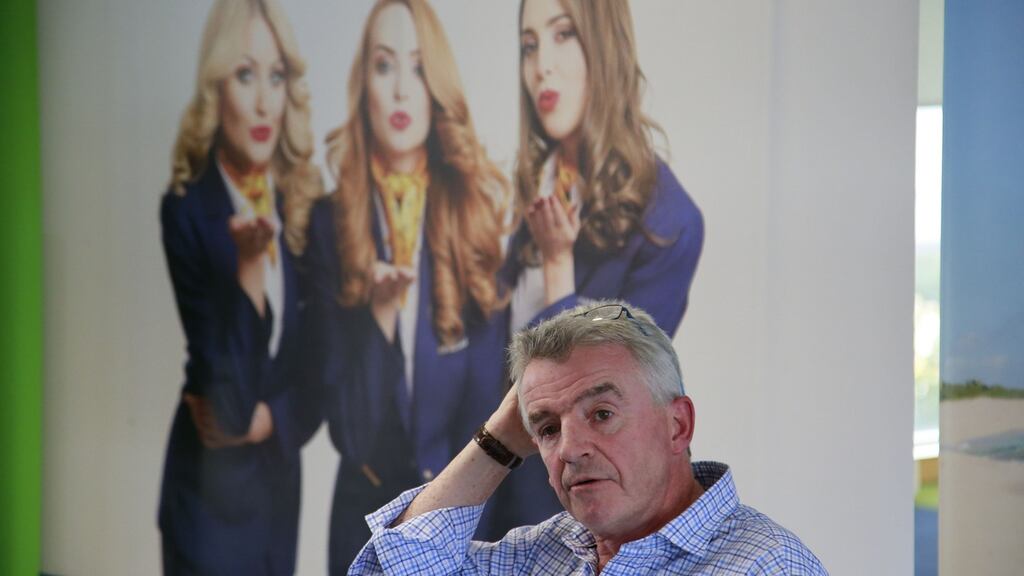 Ryanair chief executive Michael O’Leary said the ECJ verdict would not change the Irish contracts or the structure of the Irish contracts and not threaten to increase the airline’s costs. Photograph: Nick Bradshaw