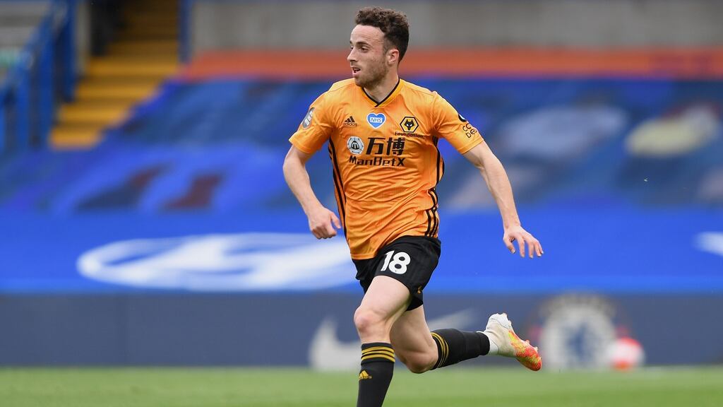 Wolves forward Diogo Jota is set to join Liverpool. Photograph: Mike Hewitt/Getty Images
