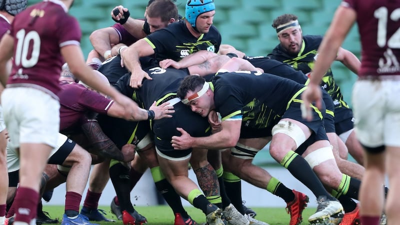 It was a laboured win over Georgia last week. Photo: Niall Carson/AFP via Getty Images