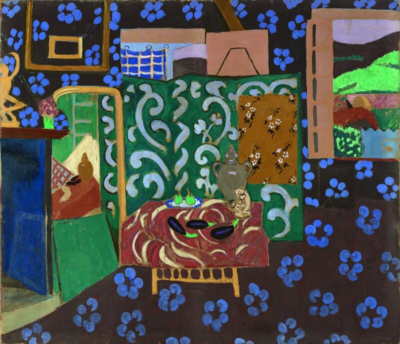 Intérieur aux Aubergines (1911). Image: copyright Succession H. Matisse