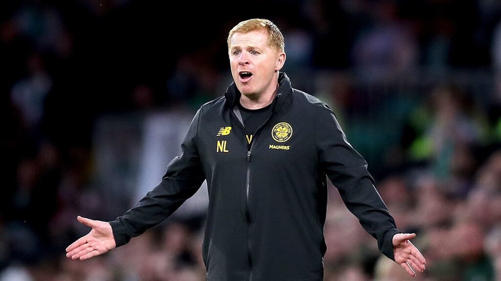 Neil Lennon saw his Celtic side beaten 4-3 at Parkhead. Photograph: Jane Barlow/PA