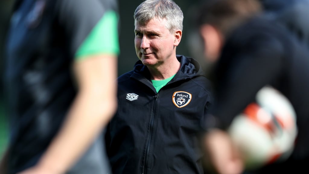 Stephen Kenny has worn the pressure well and is sticking to his guns of getting Ireland to play the way he wants. Photo: Evan Treacy/Inpho