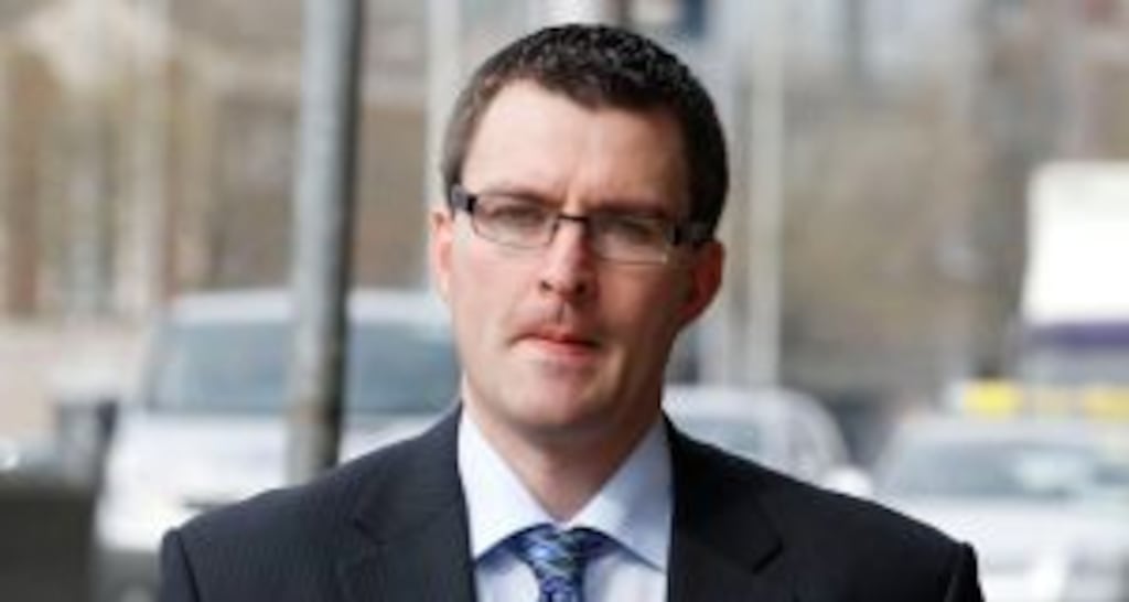 File photo of Peter Darragh Quinn. A warrant for his arrest to serve a three-month sentence for contempt remains unexecuted. Photograph: PA