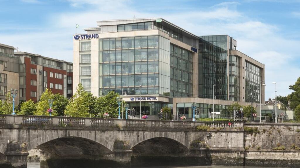 The Strand Hotel, built in Limerick city in 2007 by John Lally’s Lalco Holdings on the extensive site of the former Jury’s Hotel and overlooking the river Shannon