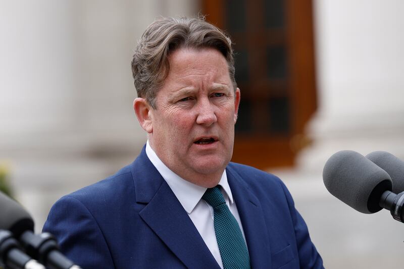 Minister for Climate, Environment and Energy, Darragh O’Brien. Photograph: Conor Ó Mearáin/Collins Photo Agency