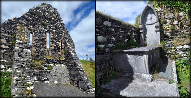 Mary O'Connell's tomb in Derrynane Abbey. Photograph: megalithicireland.com
