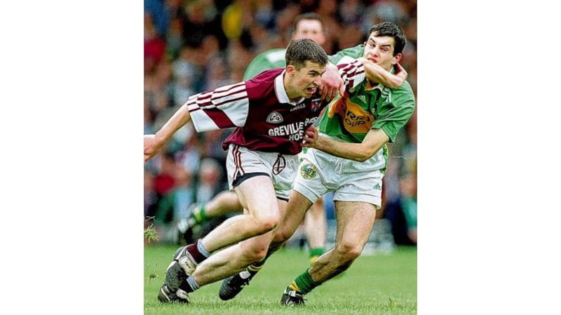 Dessie Dolan in action for Westmeath in 1999. photographs: inpho