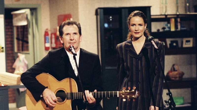 Christie Hennessy and Hermione Ross on Ryantown (1993).