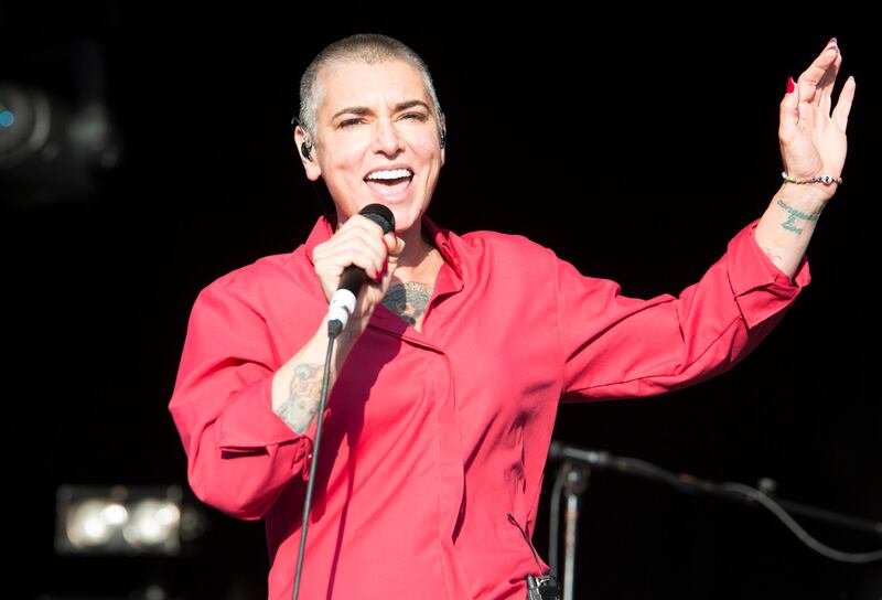 Sinead O'Connor: 'I have a skinhead, but I’m not a skinhead. I have the haircut because it makes me feel clear; it makes me feel good. I like to say, ‘I’m not a man or a woman – I’m Sinéad O’Connor'.' Photograph: Rob Ball/ Redferns via Getty Images