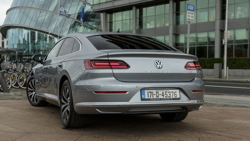Volkswagen’s flagship Arteon has arrived in the Republic with prices starting at €43,295. The spacious five-seater is not only a replacement for the coupe variant of the last Passat, the CC, but is also meant to signal a further upmarket shift by the German brand.
