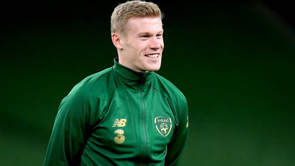 James McClean has suffered abuse for the last decade for his decision not to wear the poppy because of the events of Bloody Sunday in his native Co Derry in 1972. File photograph: Ryan Byrne/Inpho