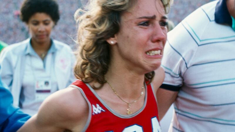 The Runner recounts the ambitions and anguish of track superstar Mary Decker, whose run-in with Zola Budd during the 1984 Olympics would define her legacy.. Photograph: Tony Duffy/Getty Images