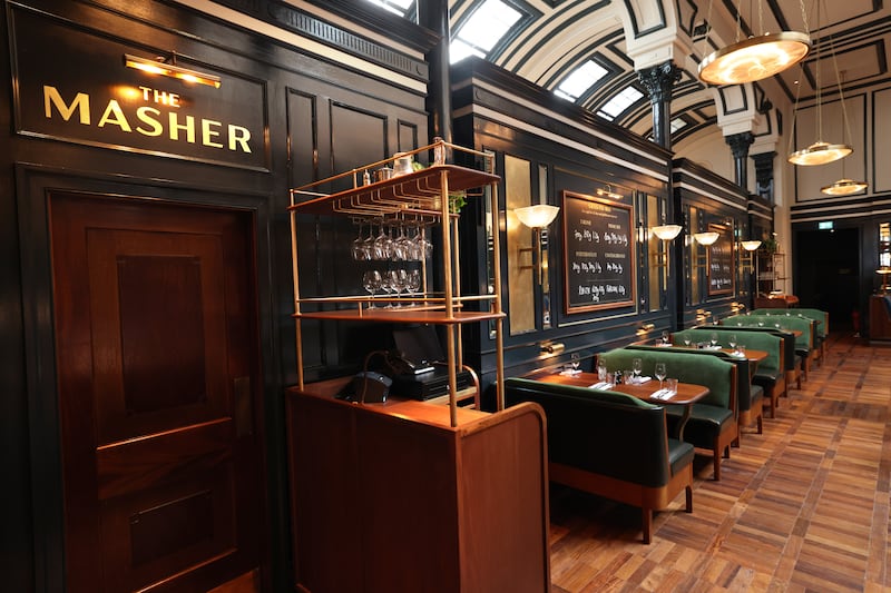 The building is a comfortable fit in a way that the building’s previous tenant, US fashion retailer Abercrombie & Fitch, perhaps wasn’t. Photograph: Dara Mac Dónaill