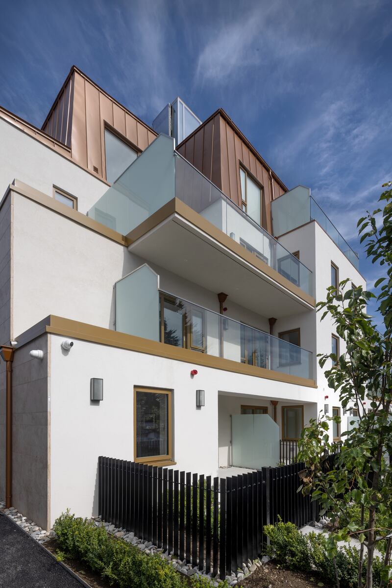 Rear of the apartment