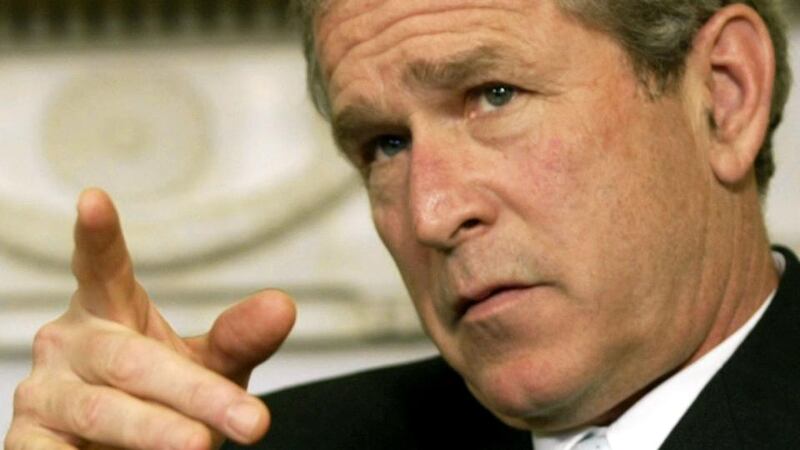 Former US president George W Bush: as President Obama tries to escape the shadow of the Bush presidency, so too is George W trying to escape the shadow of the Bush presidency. Photograph: Mark Wilson/Getty Images