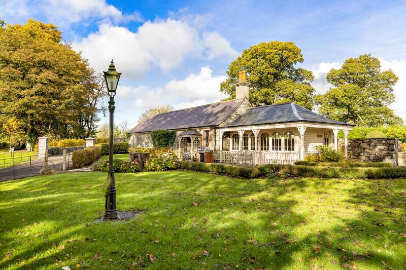 The pavilion, which has a barbeque and bar and overlooks the lake