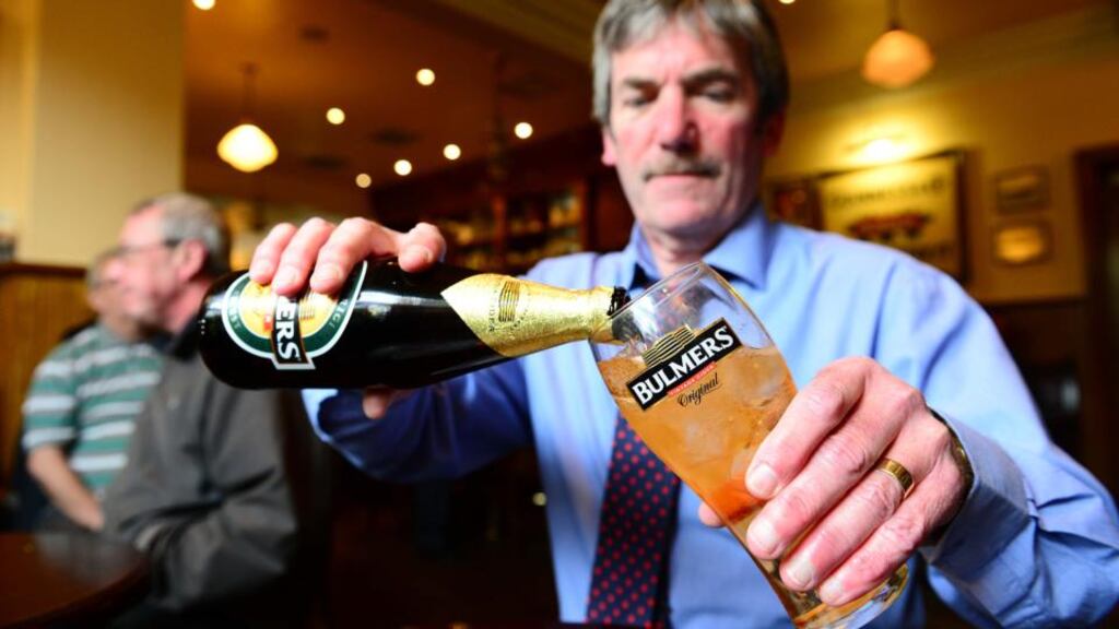 C&C, makers of Bulmers cider, expects operating profits of between €125 million and €132 million this financial year. Photograph: Eric Luke/The Irish Times