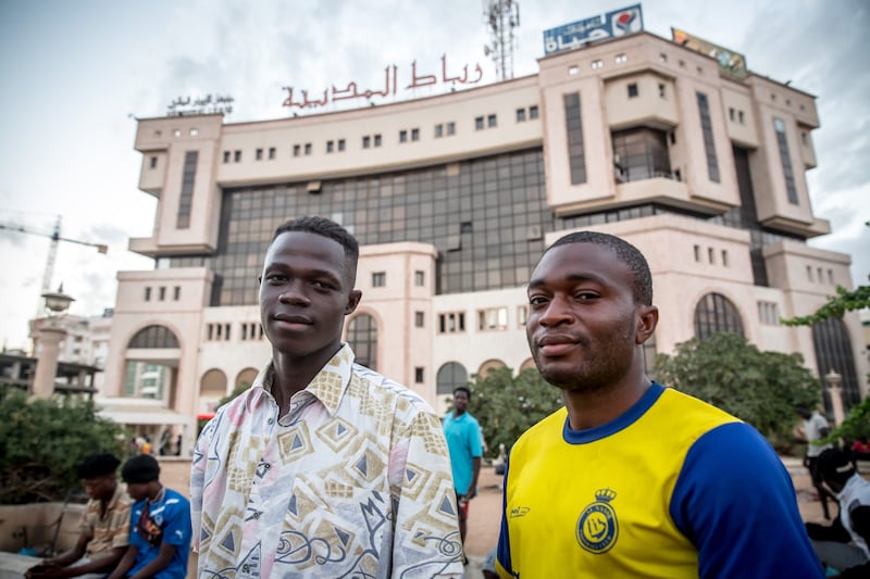 Mohamed Konate (20) and his cousin Moses Fornah (19) have already tried to cross the sea but were caught and brought back to Tunisia. Photograph: Sally Hayden